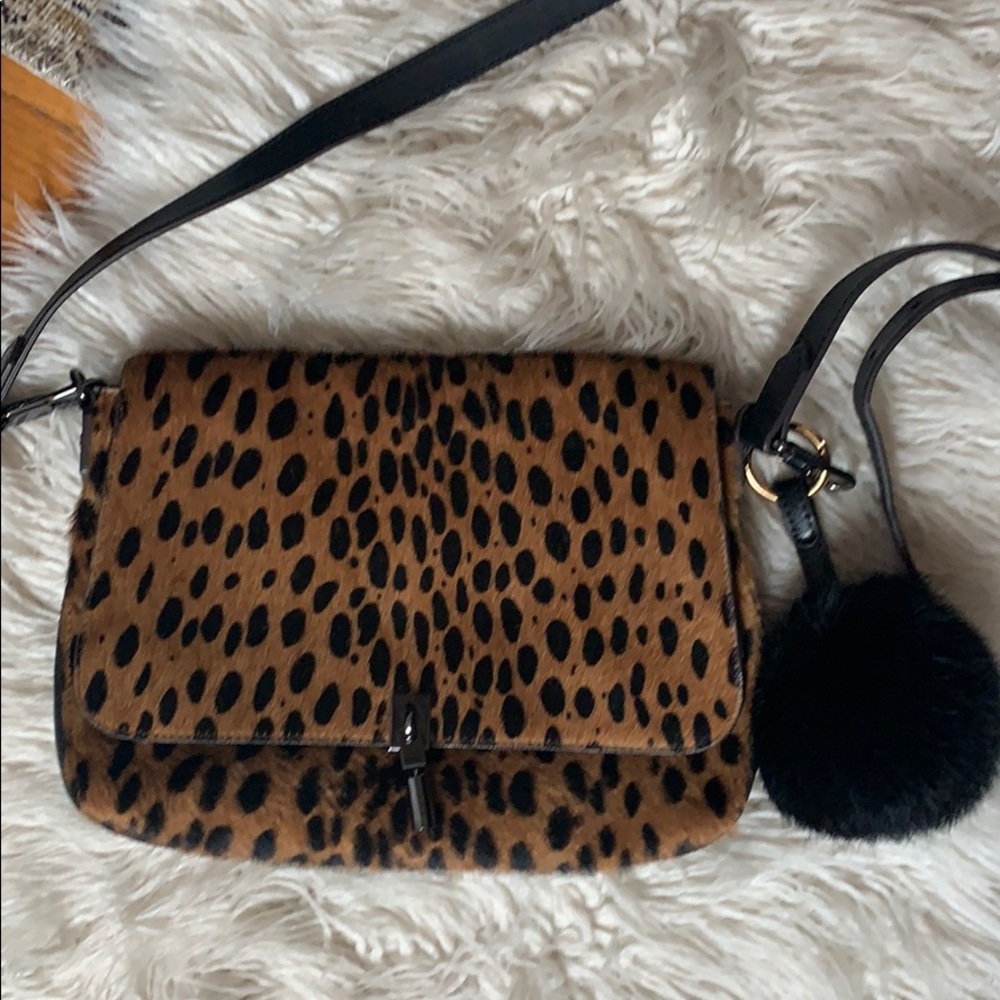 Elizabeth & James animal print crossbody